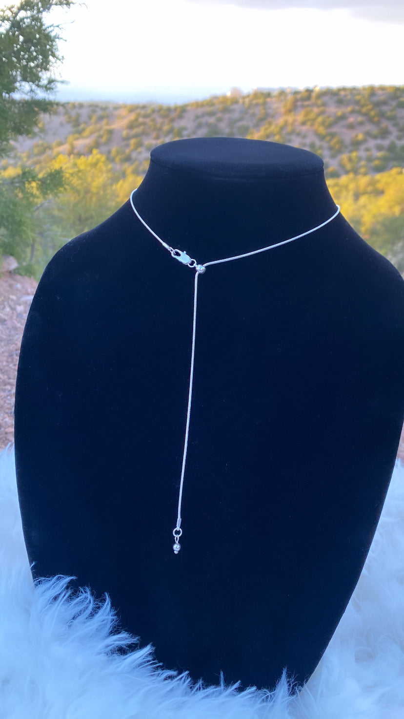 Turquoise + Coral Gem Cactus Necklace